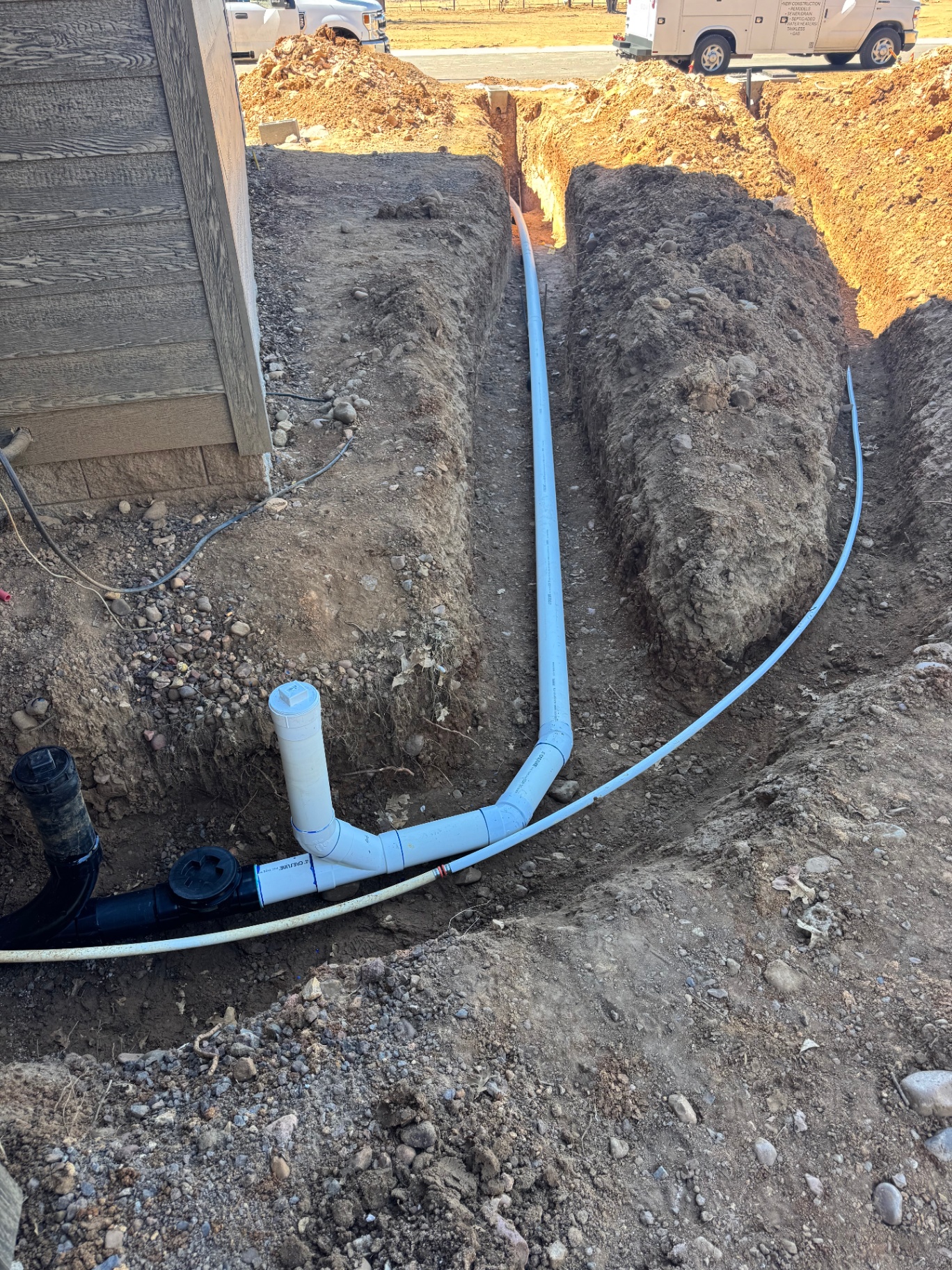 Underground utility rough-in