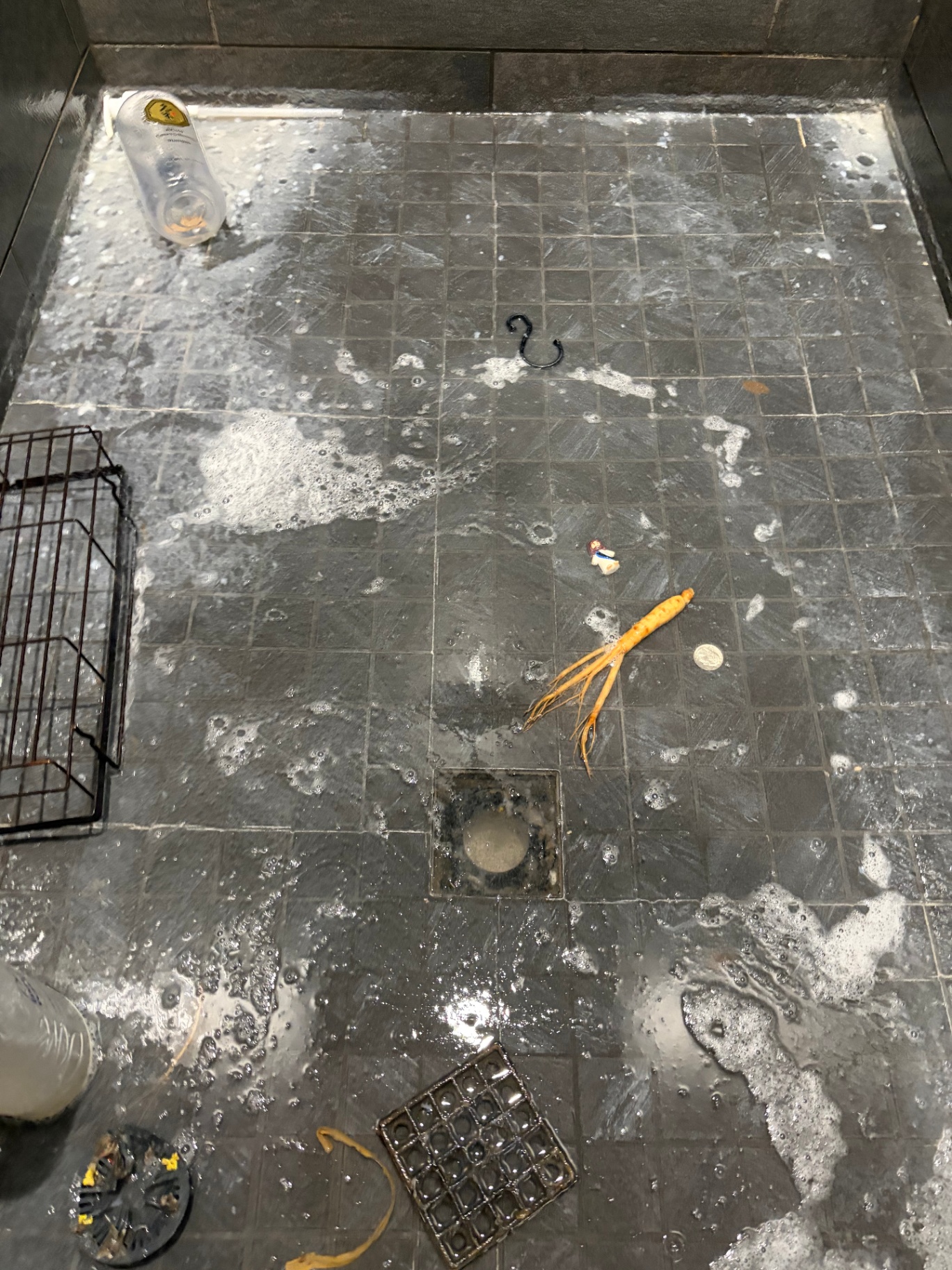 Sewer & drain cleaning — commercial floor drain